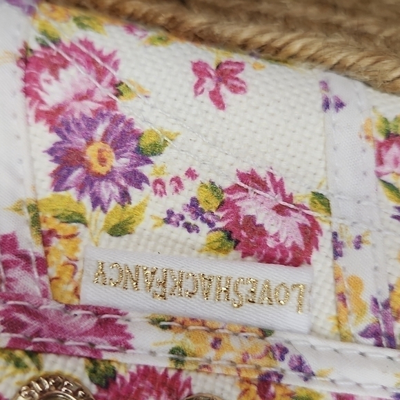 𝅺loveshackfancy superga women's size 39.5 EUC tropical sunset - Picture 8 of 8